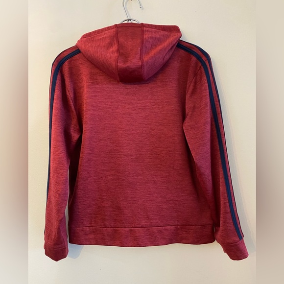 Red Adidas hoodie - Picture 4 of 4
